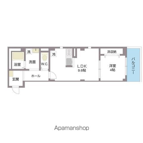 サンビューノ仲町台の間取り写真