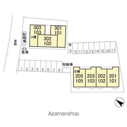 ラ・リアン　Ａ・Ｂ　Ｂ棟 205 ｜ 千葉県千葉市若葉区小倉町525（賃貸アパート2LDK・2階・54.05㎡） その14