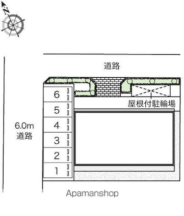 レオネクストクレール住吉Ⅱ[1LDK/46.94m2]の配置図