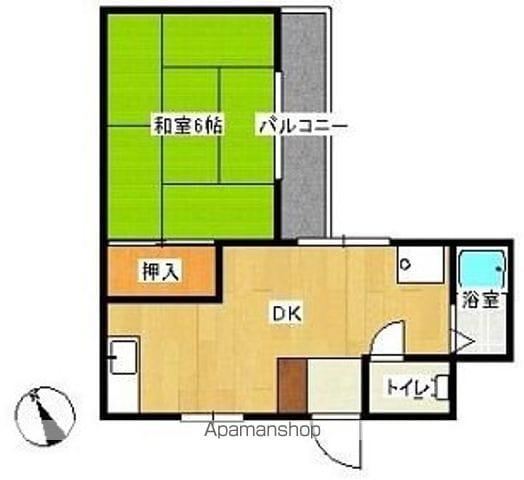 プレイス祖原の間取り写真