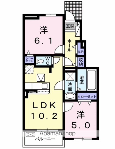 立川市砂川町７丁目&nbsp;2階建&nbsp;築7年のイメージ