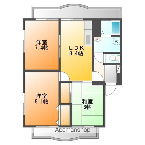 グリーンヒルMの間取り写真