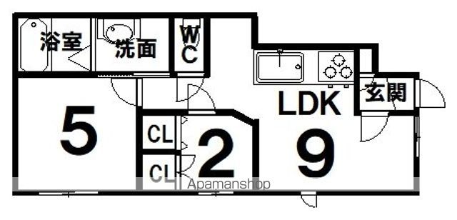 パステルの間取り写真