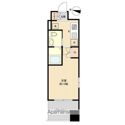 レジディア仙台上杉の間取り