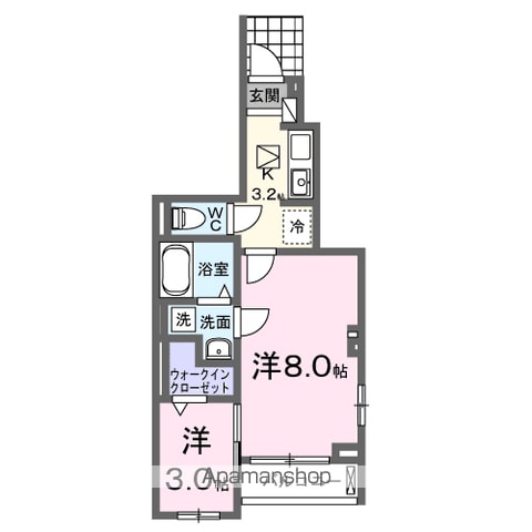 【グラシアス　南アルプスの間取り】