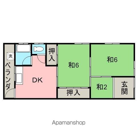 明洋野久保アパートの間取り写真