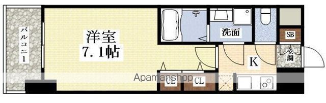 S−RESIDENCE三国WESTの間取り写真