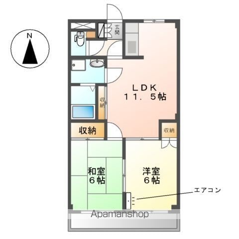 【サンフィット渋谷の間取り】