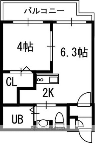 VILLAGE北大通壱番館の間取り写真