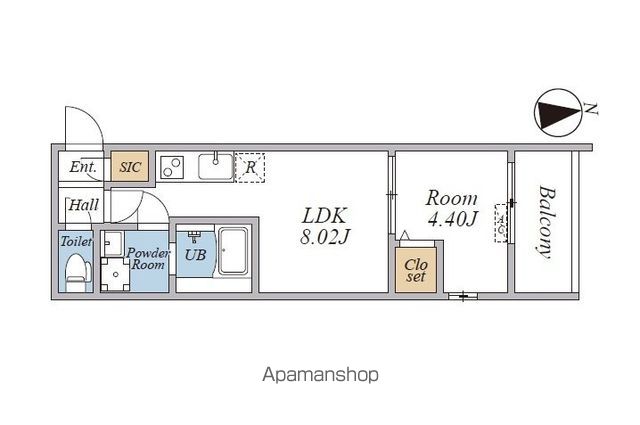 RーRESIDENCE南千束の間取り写真