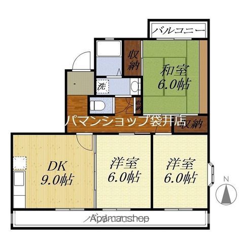 キャッスル IN FUKUROIの間取り写真