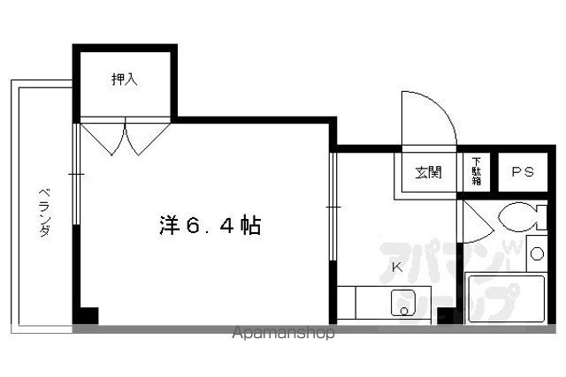 フラット6の間取り写真