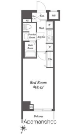 【杉並区南荻窪のマンションの間取り】