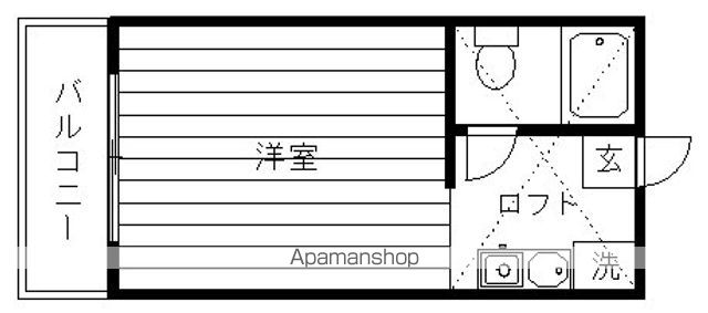 サンハイツ横川の間取り写真