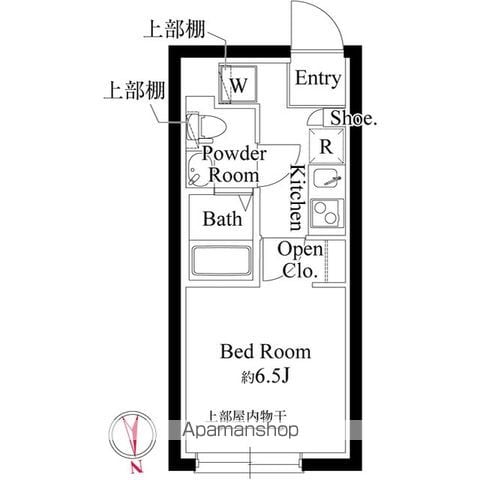 プランドール市川の間取り写真