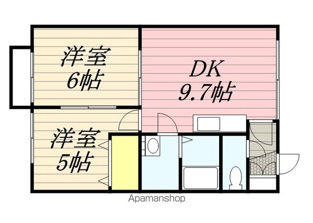 HIGH RENT EASTの間取り写真