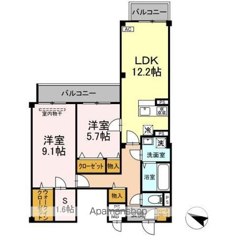 エルデ大倉山の間取り