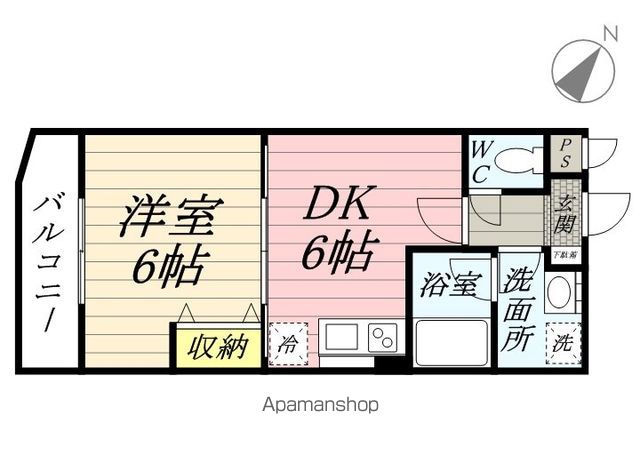 プレミール松庵の間取り