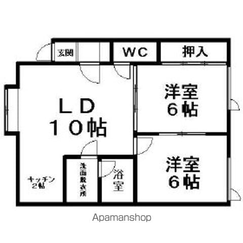 ゴールド五号館の間取り写真
