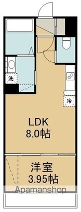 ドレスローザ[1LDK/26.72m2]の間取図