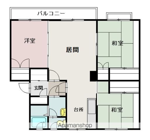春光ユニバーサルマンションの間取り写真