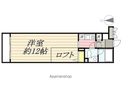 レジディア笹塚[1K/31.8m2]の間取図