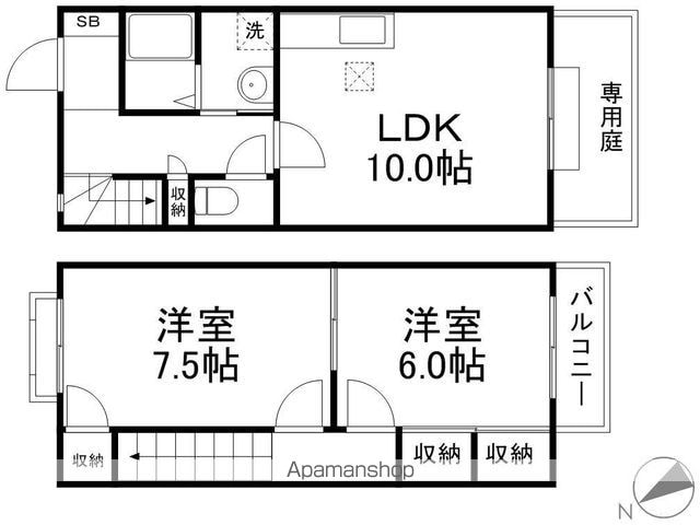 Ｅｓｐｏｉｒ[2LDK/59.64m2]の間取図