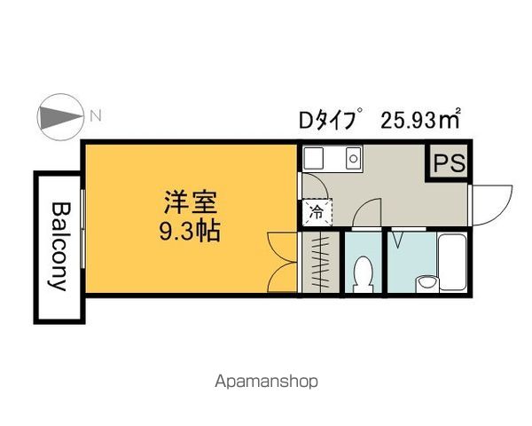 メゾン十日市の間取り写真