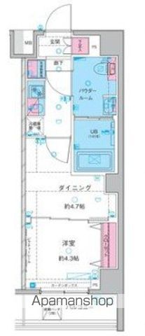 中野区上高田のマンションの間取り