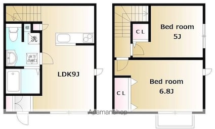 ルエン[2LDK/49.68m2]のリビング・居間