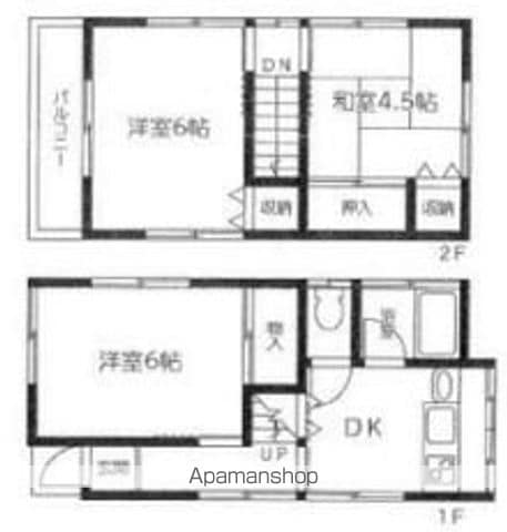 松戸市西馬橋２丁目戸建の間取り