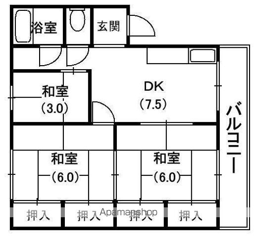 プライブ香里園の間取り写真
