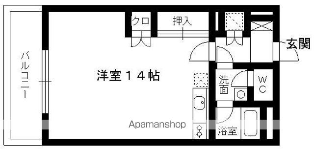 福岡市東区松島のマンションの間取り