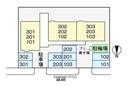 Ｔ．レックス[2LDK/60.86m2]の配置図