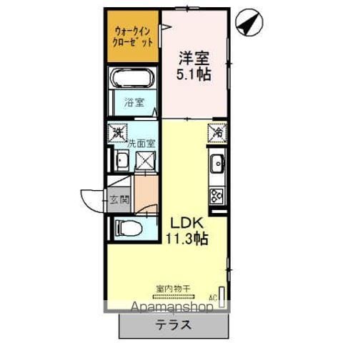 シェソワ フルールの間取り写真
