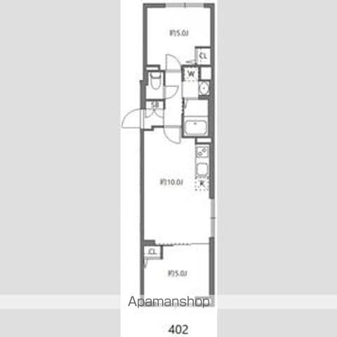 【中野区中央のマンションの間取り】