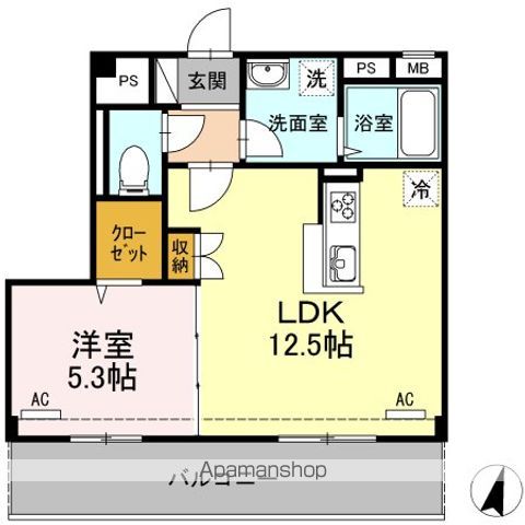 グランデュール レイの間取り写真