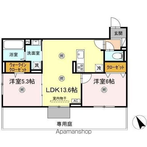 DーROOM平田台の間取り写真