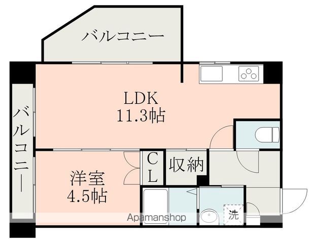 ウエル水前寺公園の間取り写真