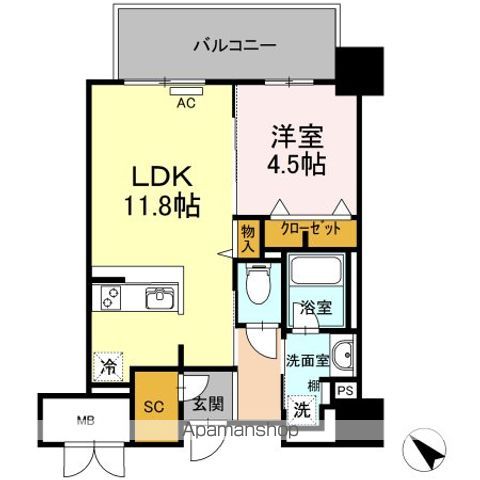 D’ FOREST 甲南の間取り写真