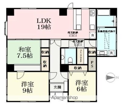 メゾン・ライラック[3LDK/94.17m2]の間取図