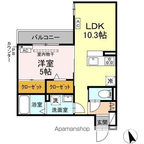 DーHILLS龍禅寺IIIの間取り写真