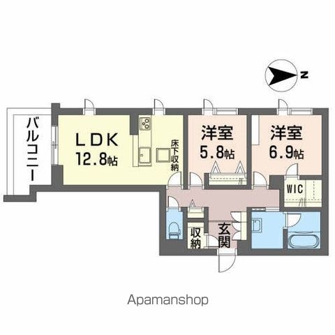 グリスィーヌの間取り写真