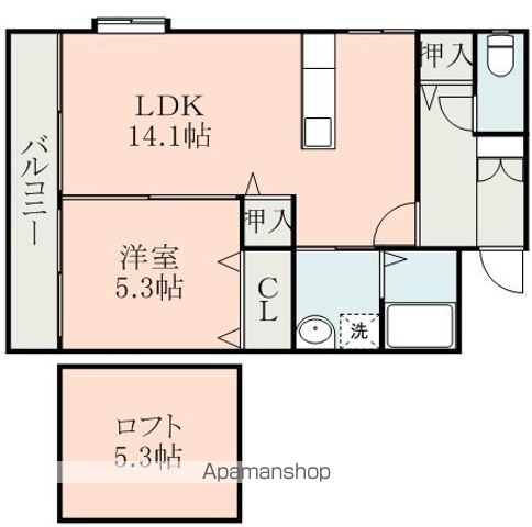コンフォートKの間取り写真
