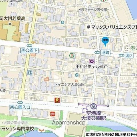 ＭＯＤＥＲＮ　ＰＡＬＡＺＺＯ　大濠スクエア 906 ｜ 福岡県福岡市中央区港２丁目7-9（賃貸マンション1R・9階・19.80㎡） その4