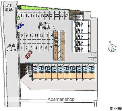 レオパレスＡＲＫ壱番館[1K/20.28m2]の共用部1