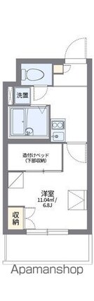 レオパレス本駒込[1K/20.23m2]の間取図