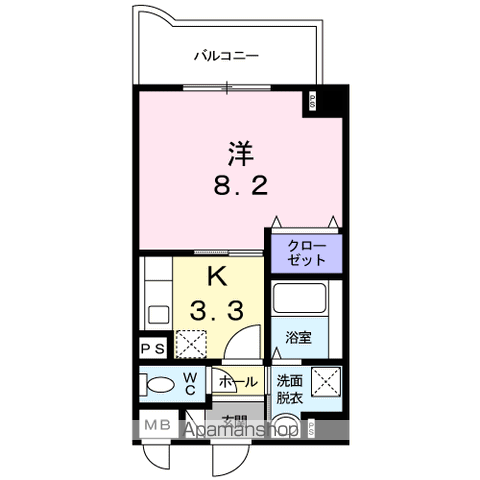 プレジェーネ　北江口の間取り