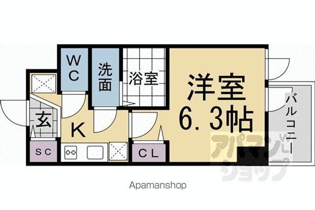 ファステート京都東寺フェイブの間取り写真
