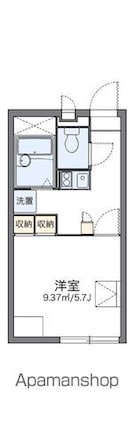 レオパレスレスポワール[1K/20.28m2]の間取図